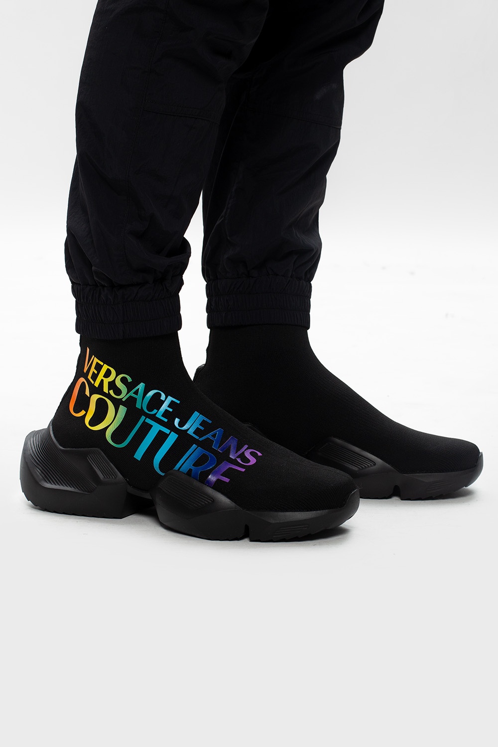 Versace sock discount sneakers